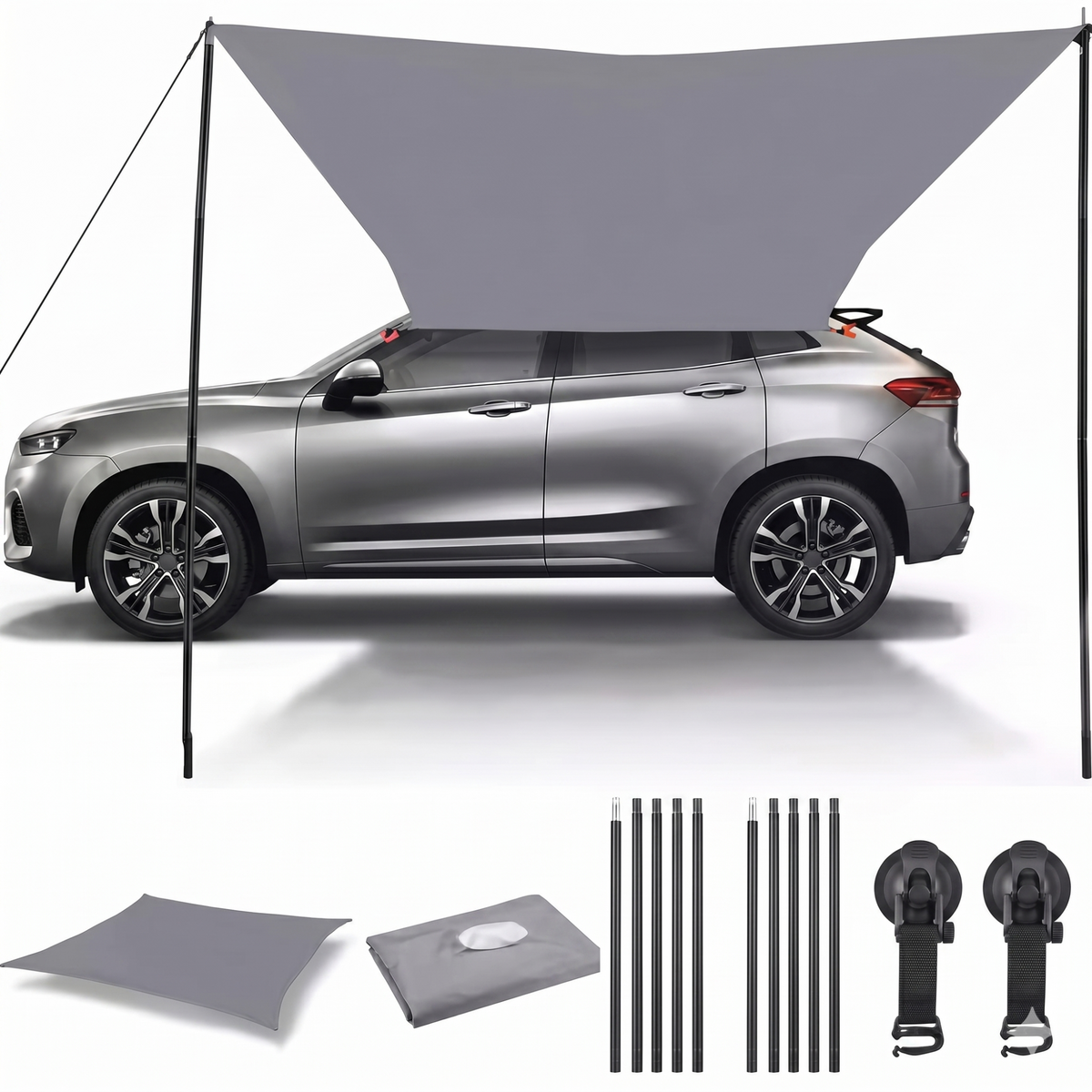 Auvent Latéral Voiture 2 x 3 m | Sora