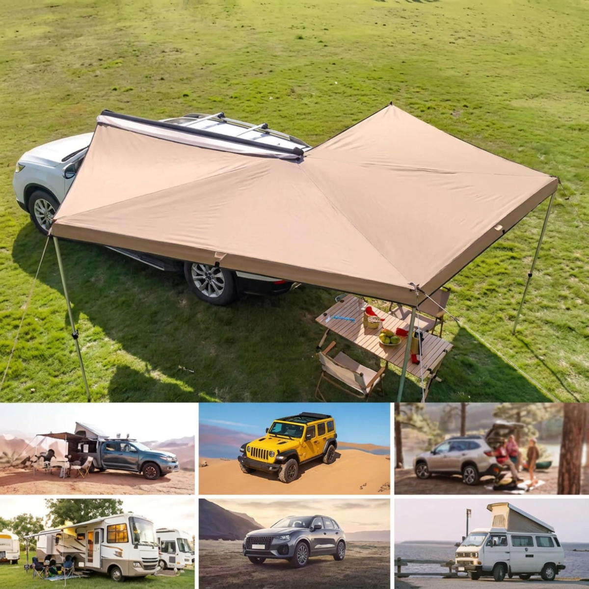 Auvent 270° Rétractable SUV et 4x4 | Rova