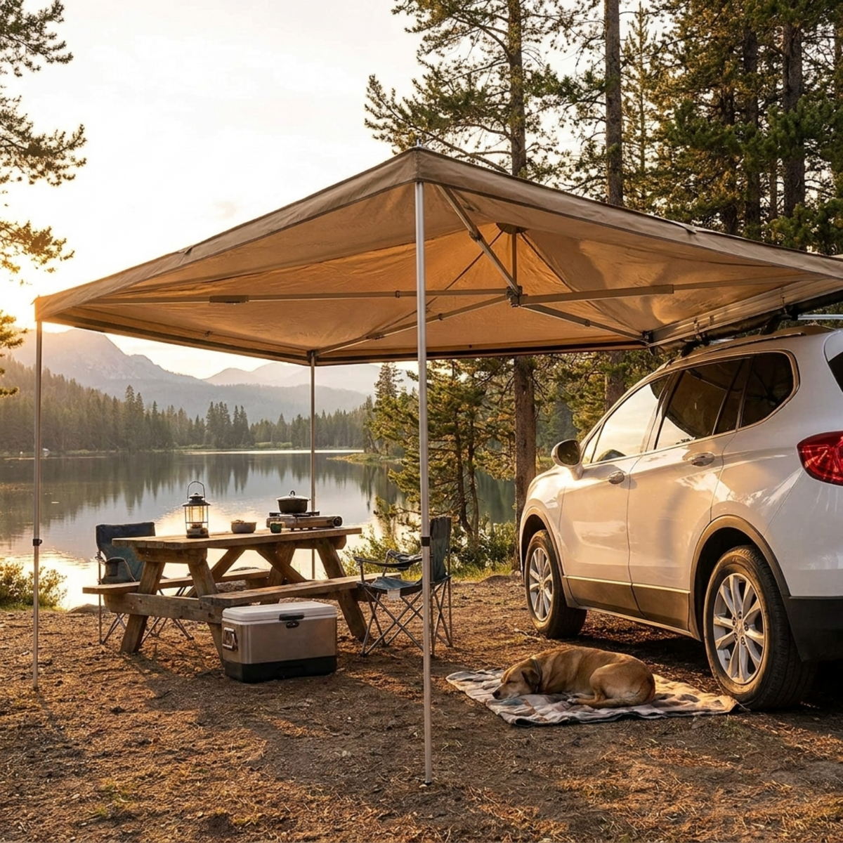 Auvent 270° Rétractable SUV et 4x4 | Rova