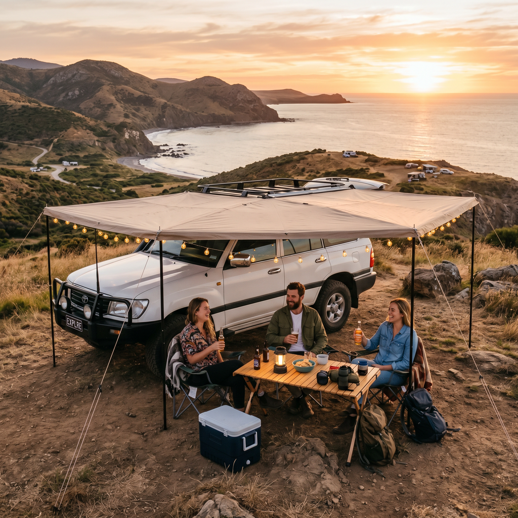 Auvent 270° Rétractable SUV et 4x4 | Rova
